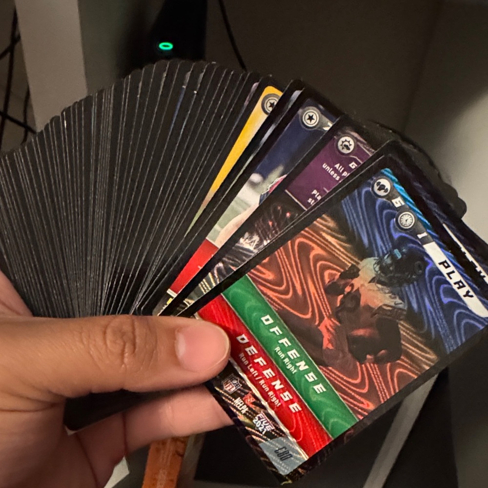 NFL FIVE CARDS BULK